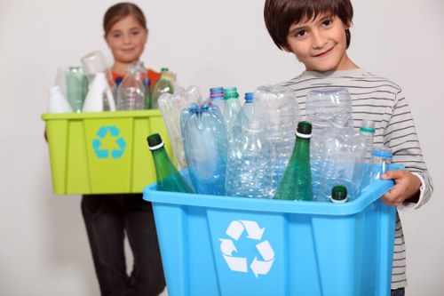 Eco-friendly enclosed skip for sustainable waste management