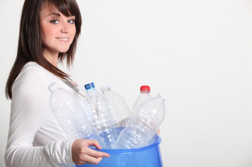Innovative waste recycling solutions on a construction site
